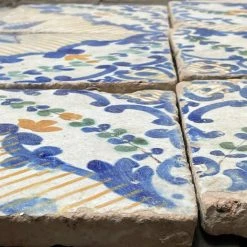Vintage Vintage & Antiques Set Of 12 Early 19th Century French Tiles