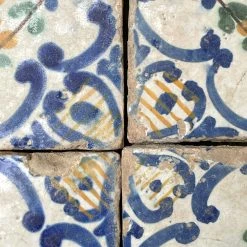 Vintage Vintage & Antiques Set Of 12 Early 19th Century French Tiles