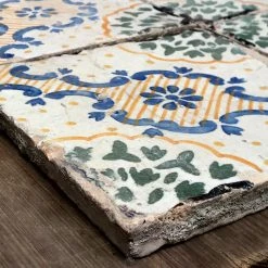 Vintage Vintage & Antiques Set Of 7 Early 19th Century French Tiles