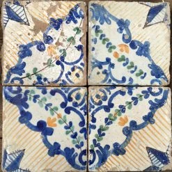 Vintage Vintage & Antiques Set Of 12 Early 19th Century French Tiles