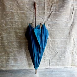 Vintage Early 20th Century Blue Umbrella 1 Vintage & Antiques