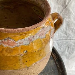 Vintage Dining & Tabletop 19th Century French Glazed Confit Pot