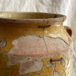 Vintage Dining & Tabletop 19th Century French Glazed Confit Pot