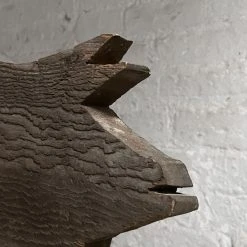 Vintage Wood Carved Pig Vintage & Antiques