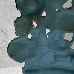 Vintage Antique Cast Iron Flower Basket Doorstop