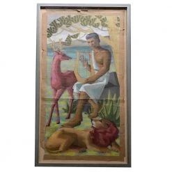 Vintage Art & Objects 19th Century Oil Painting