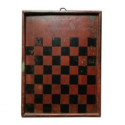 Vintage Small Red & Black Checkerboard