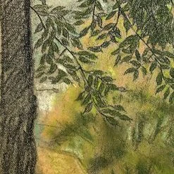 Vintage Evert Rabbers Landscape Drawing 13 Art & Objects