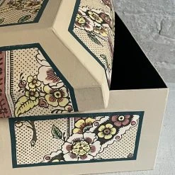 Object D'art Antoinette Poisson Medium Wedding Box In Guirlandes De Fleurs 1A
