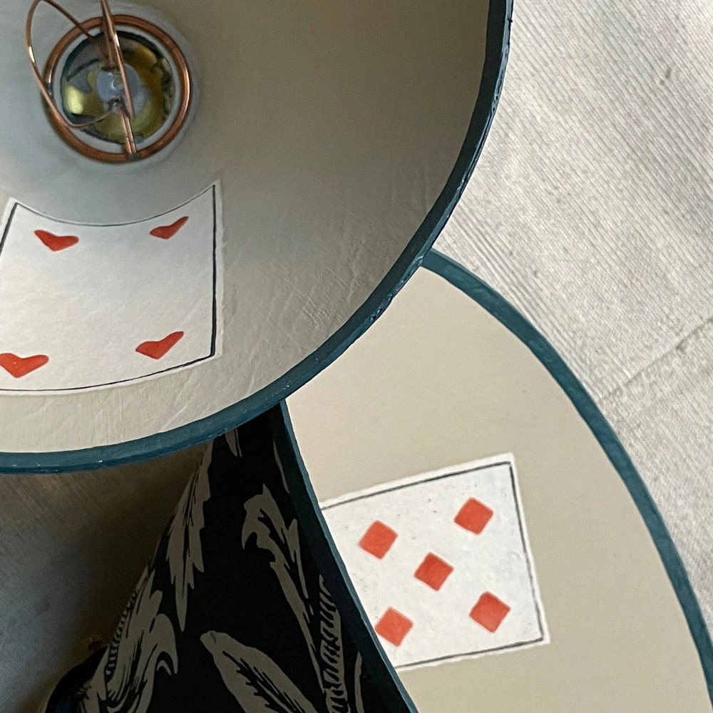 Antoinette Poisson Lamp Shade In Grands Pavots 59C 8 Antoinette Poisson Lamp Shade In Grands Pavots 59C