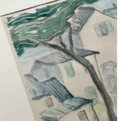 Vintage Oscar Geiberich Monoprint