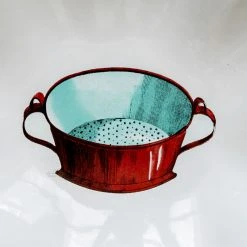 John Derian X ADV Dining & Tabletop Strainer Platter