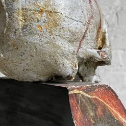 Vintage Antique Carved Austrian Skull