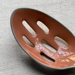 BeHome Harlow Slotted Spoon In Raspberry Flatware