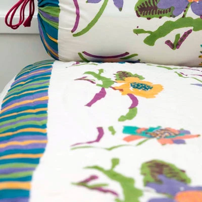 Lisa Corti Twin Quilt In Japanese White 180 X 270cm