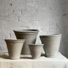 Ceramic & Porcelain Fruit Ben Wolff Flower Pots In Grey