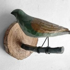 Vintage Antique Black Forest Carved Bird (B602)