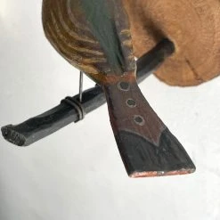 Vintage Antique Black Forest Carved Bird (B602)