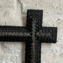 Vintage Antique Black Forest Carved Frame (F609)