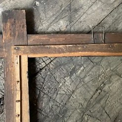 Vintage Antique Black Forest Carved Frame (F609)