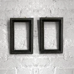 Vintage Antique Black Forest Carved Frame Pair (FP2)