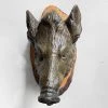 Vintage Black Forest Carved Boar Head