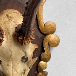 Vintage Vintage & Antiques Black Forest Gilded Antler Pair (H631/2)