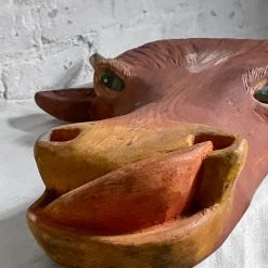 Vintage Vintage & Antiques Antique Black Forest Carved Cow