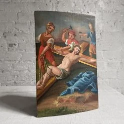 Vintage Vintage & Antiques Antique Religious Painting