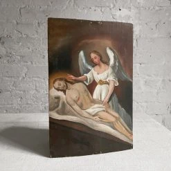 Vintage Antique Religious Painting Vintage & Antiques