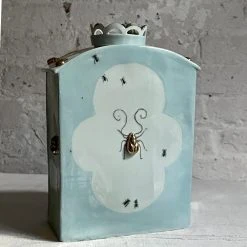 Botticelli Ceramics Dining & Tabletop Blue Bug Jar