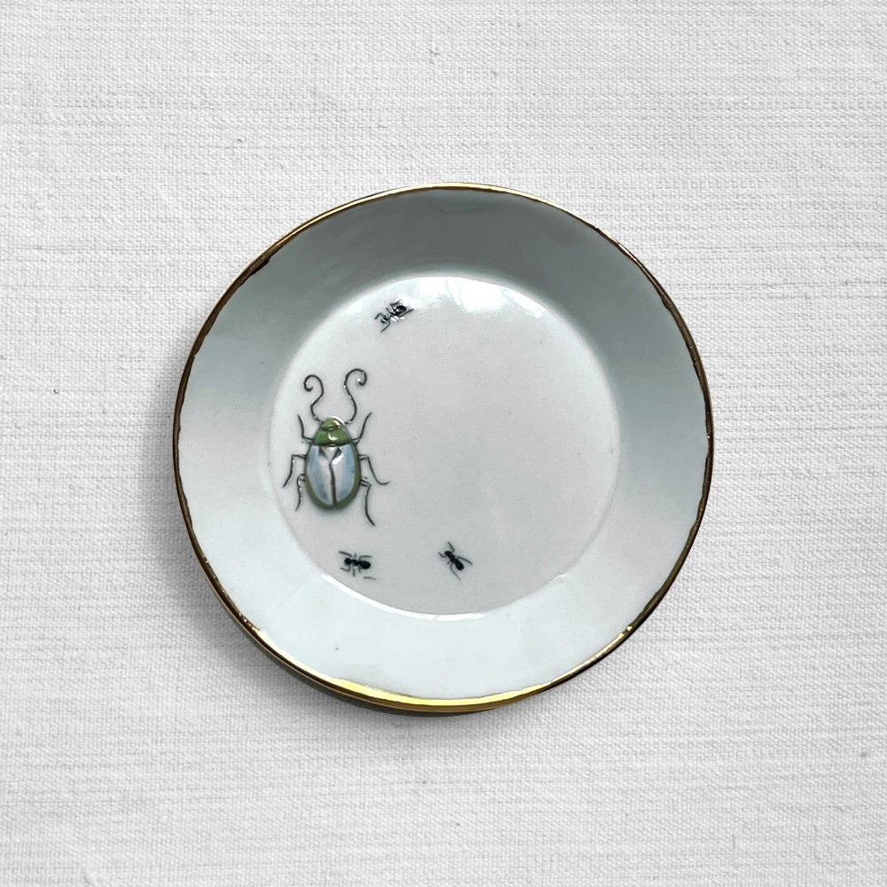 Botticelli Ceramics Dining & Tabletop Cracked Bug Plate (BC146) 3 Botticelli Ceramics Dining & Tabletop Cracked Bug Plate (BC146)