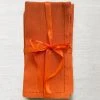 Set Of 6 Busatti Napkin Set In Orange Dining & Tabletop