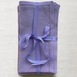 Set Of 6 Busatti Napkin Set In Lavanda Dining & Tabletop