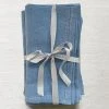 Set Of 6 Busatti Napkin Set In Celeste Blue