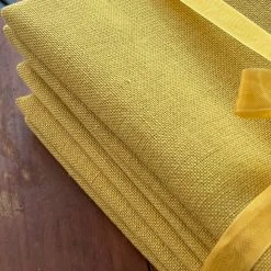 Set Of 6 Busatti Napkin Set In Mustard Dining & Tabletop