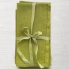 Dining & Tabletop Set Of 6 Busatti Napkin Set In Olive Green