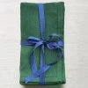 Dining & Tabletop Set Of 6 Busatti Napkin Set In Dark Green