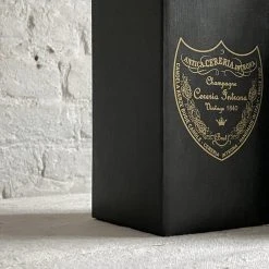 Cereria Introna Large Antica Cereria Champagne Candle With Dark Label Art & Objects