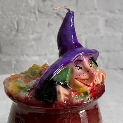 Cereria Introna Witch In Pot Candle Holiday