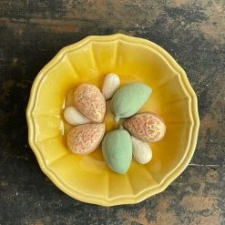 Vintage French Trompe L'oeil Round Nuts Plate