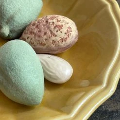 Vintage French Trompe L'oeil Round Nuts Plate