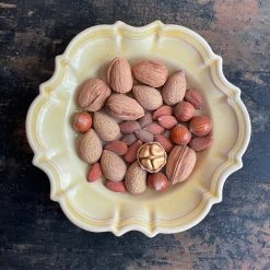 Vintage French Trompe L'oeil Large Nut Dish