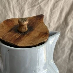 Vintage Dining & Tabletop 19th Century French Huile Pitcher With Lid