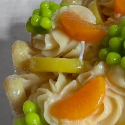 Cereria Introna Torta Aavoiardi Crema Lady Fingers Cake Candle