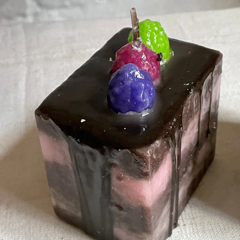 Cereria Introna Art & Objects La Cremose Layered Cake Slice Candles 4 Cereria Introna Art & Objects La Cremose Layered Cake Slice Candles