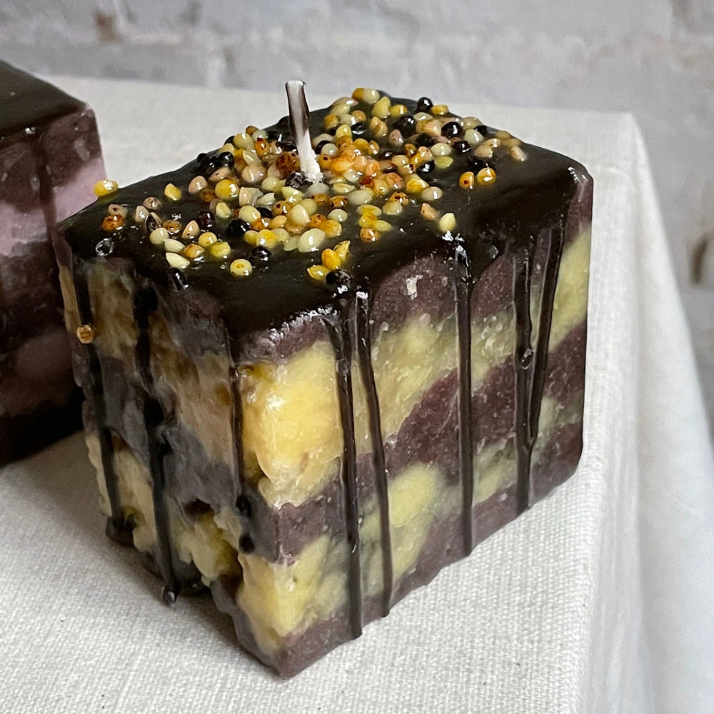 Cereria Introna Art & Objects La Cremose Layered Cake Slice Candles 5 Cereria Introna Art & Objects La Cremose Layered Cake Slice Candles