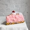 Cereria Introna Rosa Torta Pink Cake Slice With Cherry Candle Art & Objects