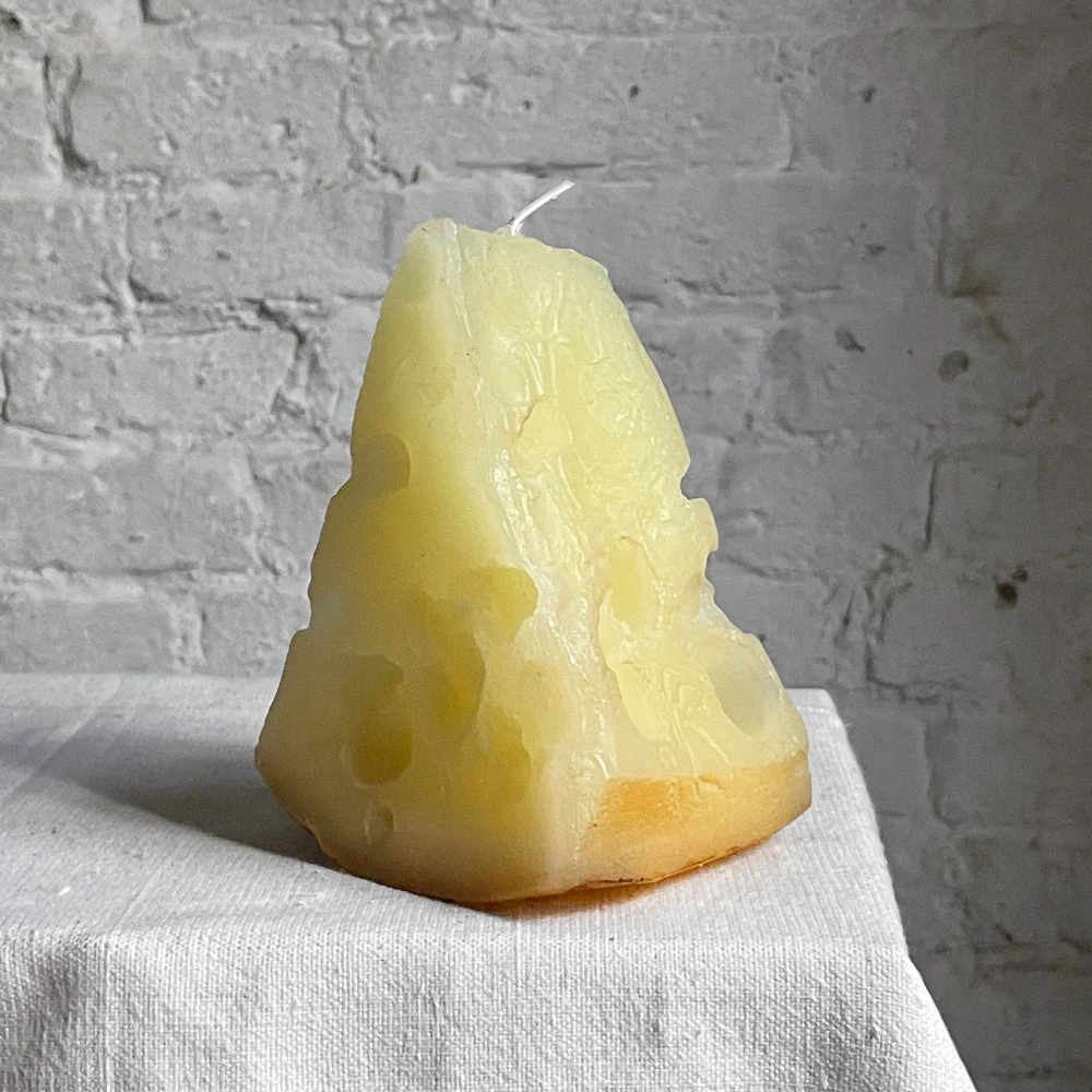 Cereria Introna Formaggio Graviera Cheese Candle 3 Cereria Introna Formaggio Graviera Cheese Candle