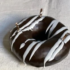 Cereria Introna Art & Objects Ciambella Cioccolato Chocolate Doughnut Candle